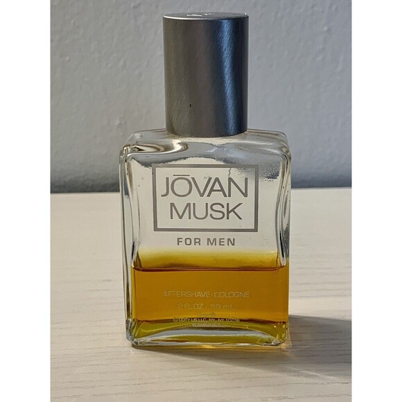 VTG JOVAN MUSK FOR MEN After Shave / Cologne 2 oz. COTY 40% Glass Discontinued - Picture 5 of 8